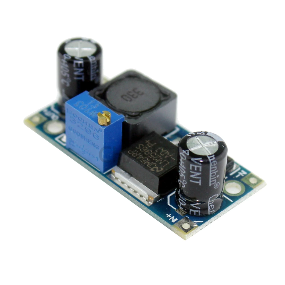 DC понижающий преобразователь Сыходзь Модуль LM2596 Питание Выход 1 25 V 30 V|Регуляторы