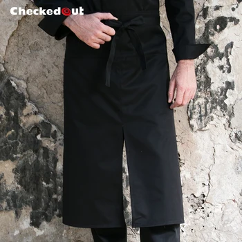 

high quality Chef's Apron Restaurant Hotel black wasit Apron Kitchen