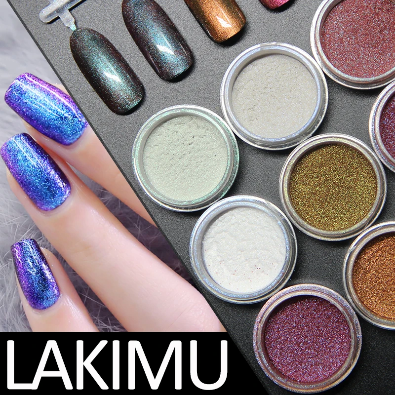 LAKIMU 1 г 9 цветов Блестки для ногтей аксессуары украшения Гель лак пылезащитное