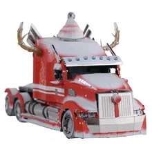 MU специальная Рождественская версия Металлическая Модель для сборки головоломки голова грузовика Ограниченная серия 4 листа Коллекция подарков игрушки