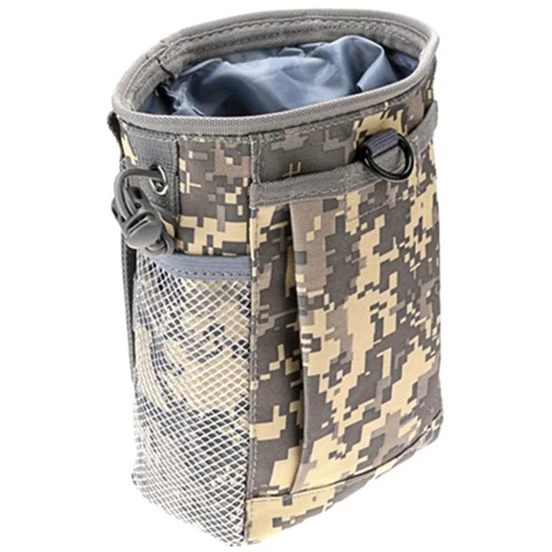 

Molle System Hunting Magazine Dump Drop Pouch Recycle Waist Pack Ammo Bags Hunting Accessories Bag,Acu