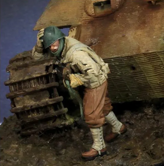 1/35 каучуковая фигурка модель комплект Unassambled Неокрашенная/960 | Игрушки и хобби