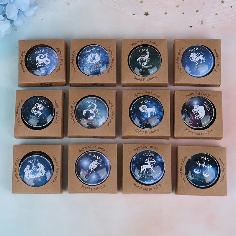

12 Smells Perfume Antiperspirant Underarm Constellation Solid Perfume Original Fragrance Deodorant Lady Cosmetics for Women Men