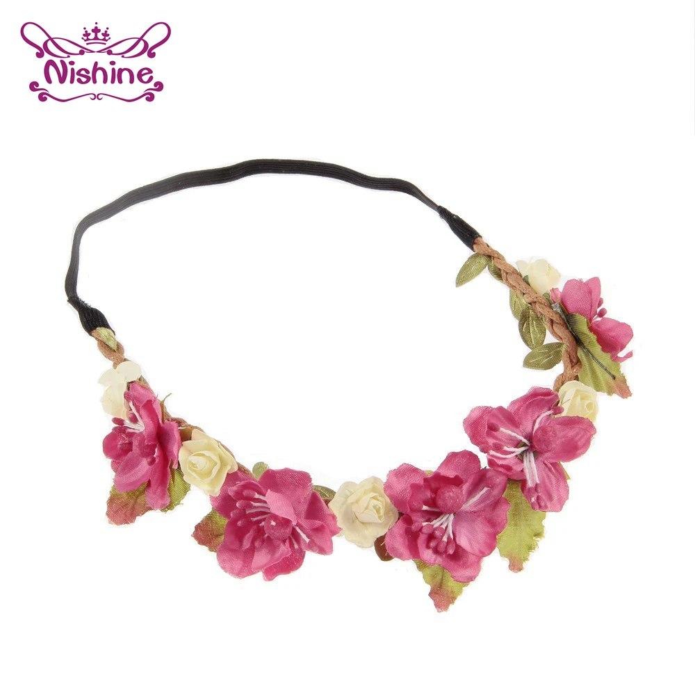 Nishine Boutique Гирлянда для маленьких девочек с искусственным цветком детская