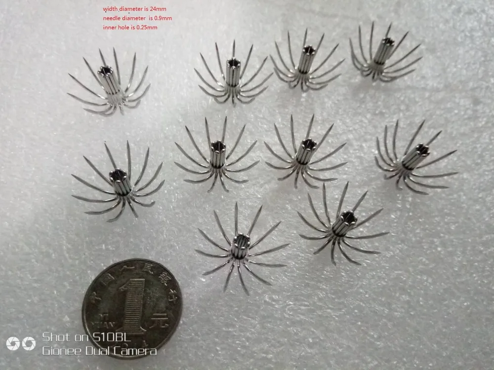 

MR OCTOPUS100pcs fishing hook , squid jigs , squid hook , width is 22mm. needle diameterabout is 0.9mm