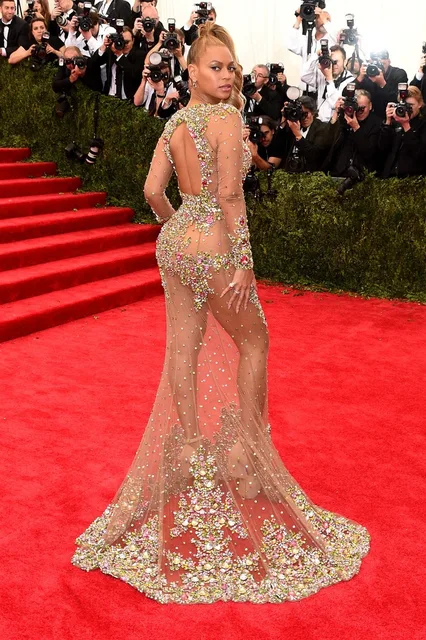 beyonce red carpet dresses see through mermaid sexy backless plus what size is beyonce
