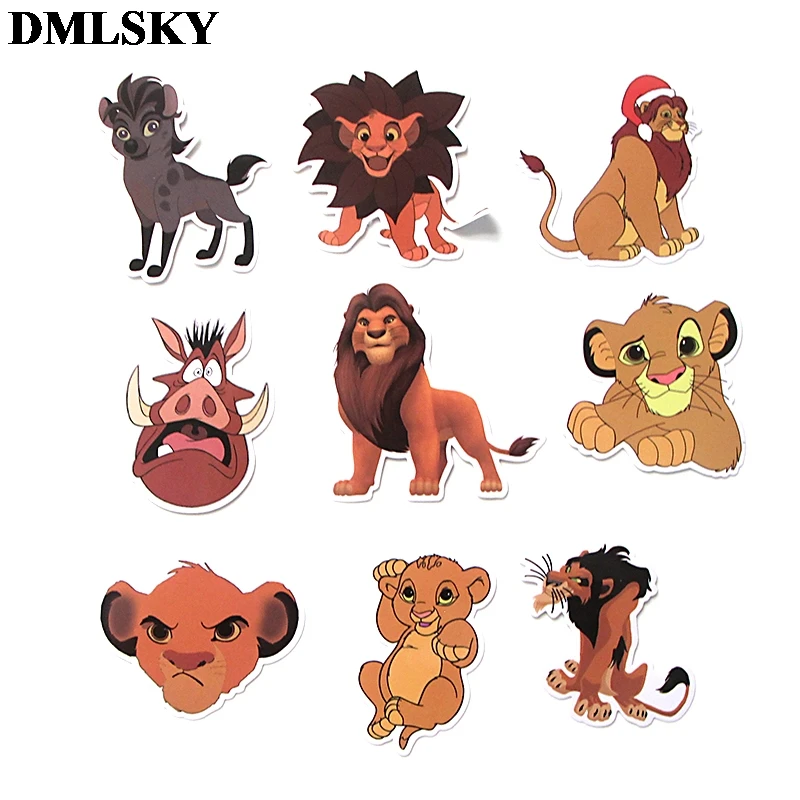 40 Pcs/set DMLSKY The Lion King Cartoon Waterproof Scrapbooking for Car Luggage Laptop Decal Diy Decoration M3550