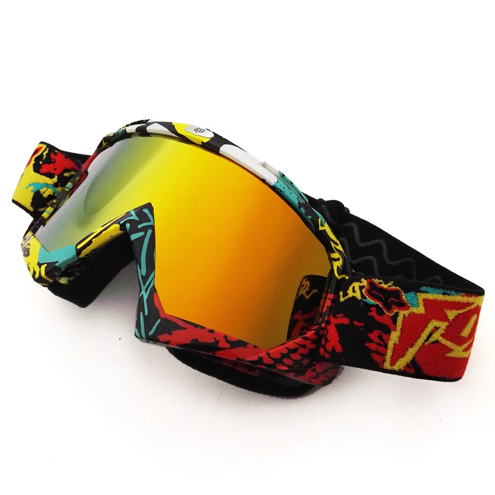 Tinted Glass FOX Motocross Goggles Cross Country Skiing ATV Mask Oculos
