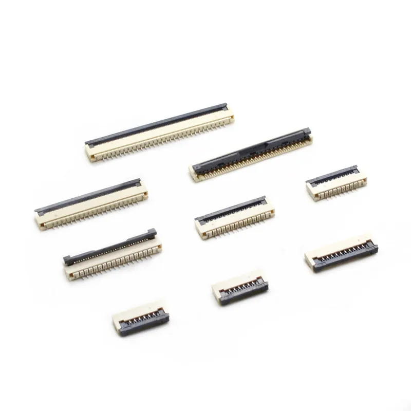 WZSM NEW FFC FPC Flexible Cable Connector Socket flip through 1.0mm