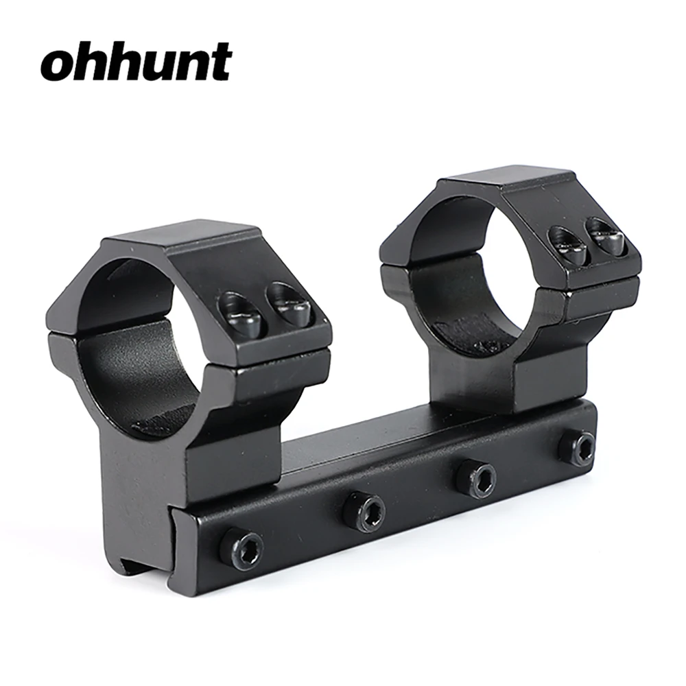 

ohhunt Long 10cm High Profile 11mm Dovetail .22 Airgun 30mm Scope Rings with Stop Pin For Hunting Tactical Rifle Scope Mount