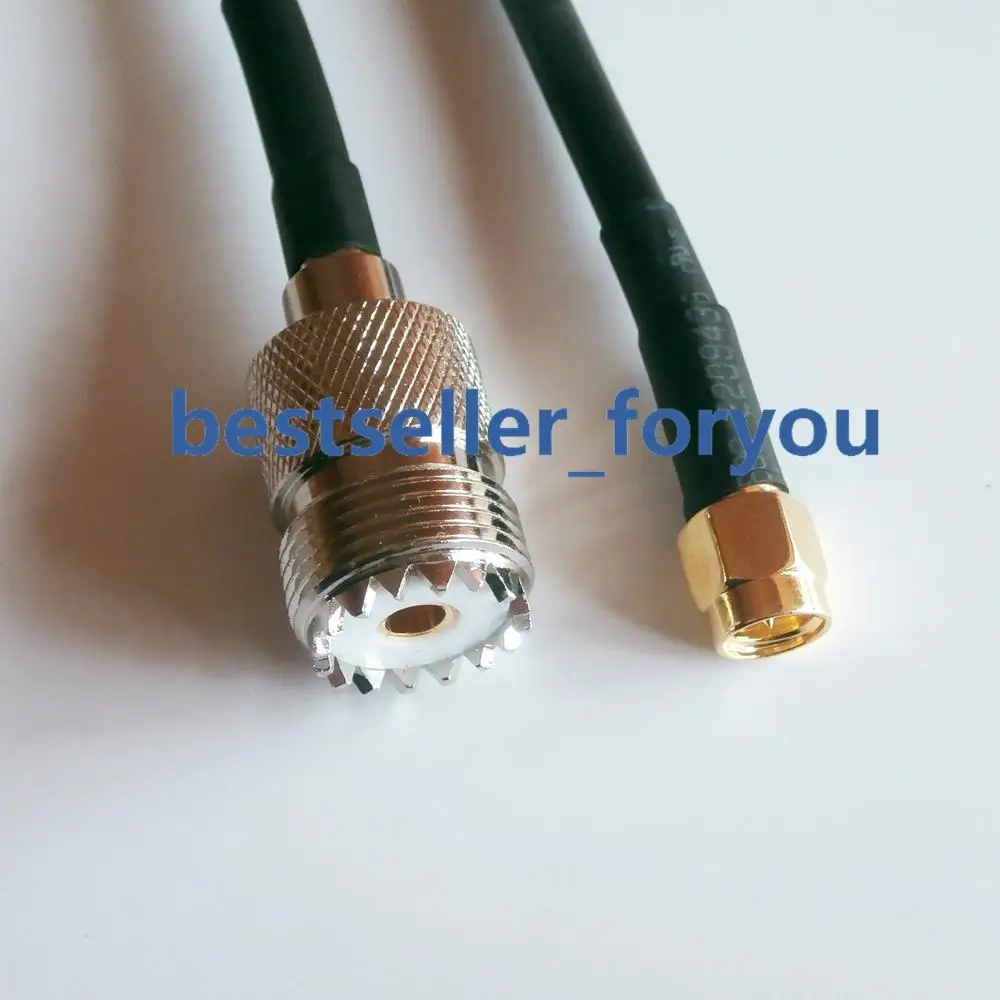 Кабель с разъемом SMA типа штекер УВЧ SL16 разъем SO239 SO 239 RF отрезок RG58 12