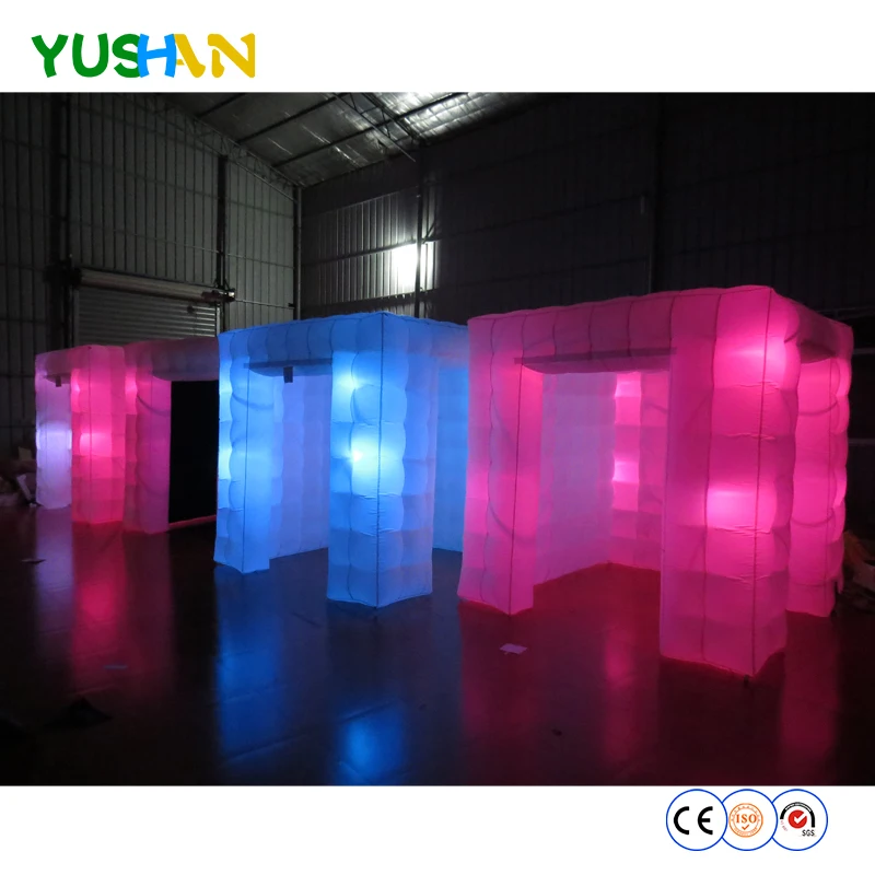  Popular Open Air foldable photo booth Cabinet LED photo booth backdrops wedding photo booth machine