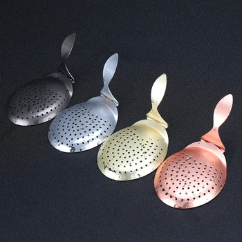 

Free Shipping Stainless Steel Julep Bar Strainers Cocktail Strainer For Cocktail Drink Bartender Tool