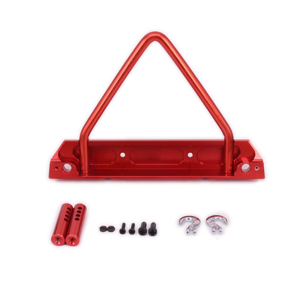 1 шт. алюминиевый передний бампер из сплава для trx4 Rc автомобиля 1/10 Traxxas trx 4 blazer Crawler