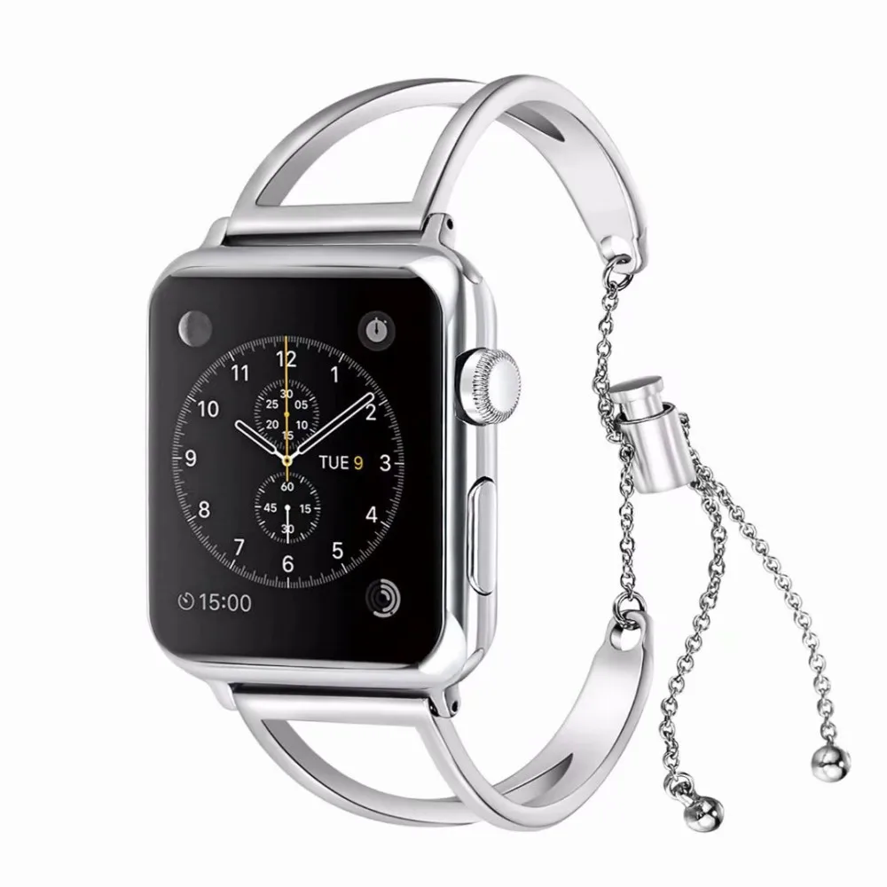 Для женщин Женский браслет для часов Ремешок Apple Watch группа 38 мм 42 Iwatch серии 3 2 1