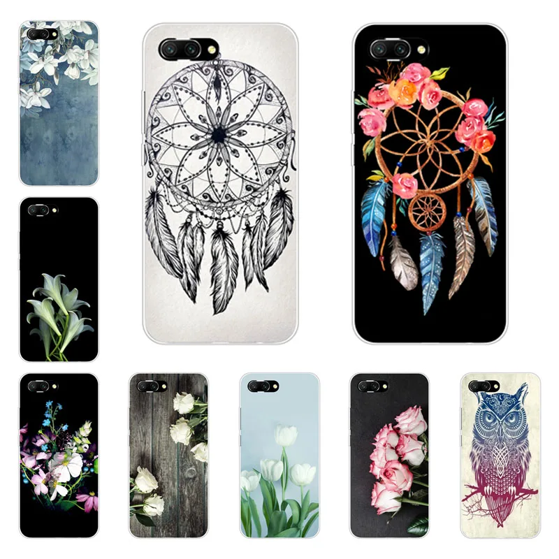 

huawei honor 10 Case,Silicon Popular flowers Painting Soft TPU Back Cover for huawei honor 10 Protect Phone cases shell