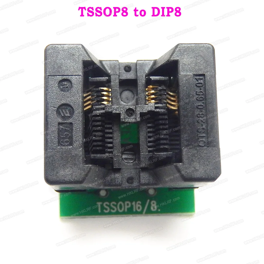 

Free Shipping TSSOP8 to DIP8 Adapter For TL866A TL866CS TL866II Plus Programmer TSSOP8 to DIP8 IC Test Socket Adapter