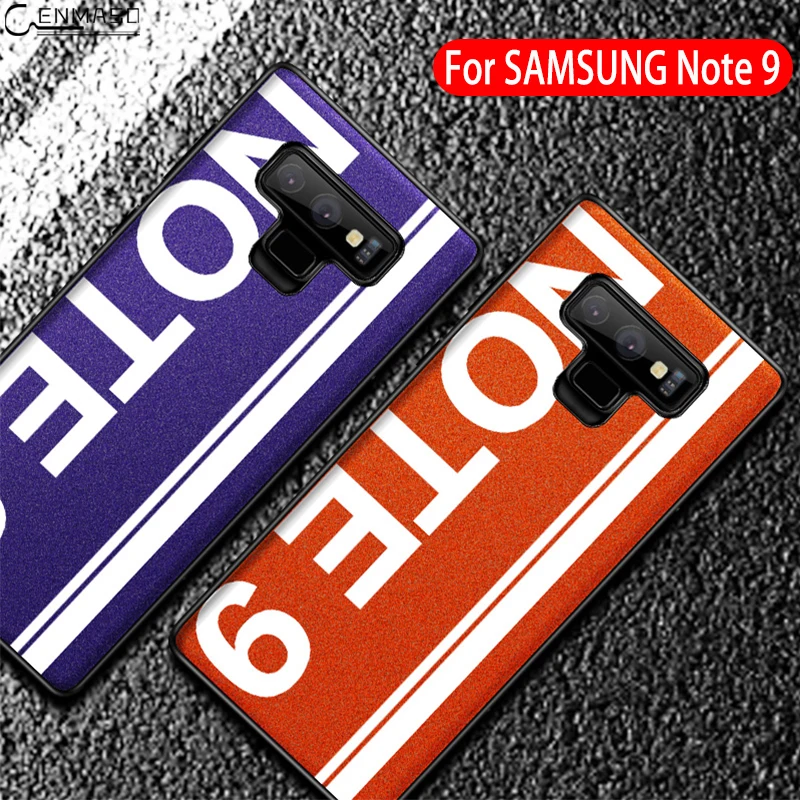 

For Samsung Note 9 Case Original Sports Street Culture Leather Soft Edge Protector Cover for Samsung Galaxy Note 9 Note9 Case
