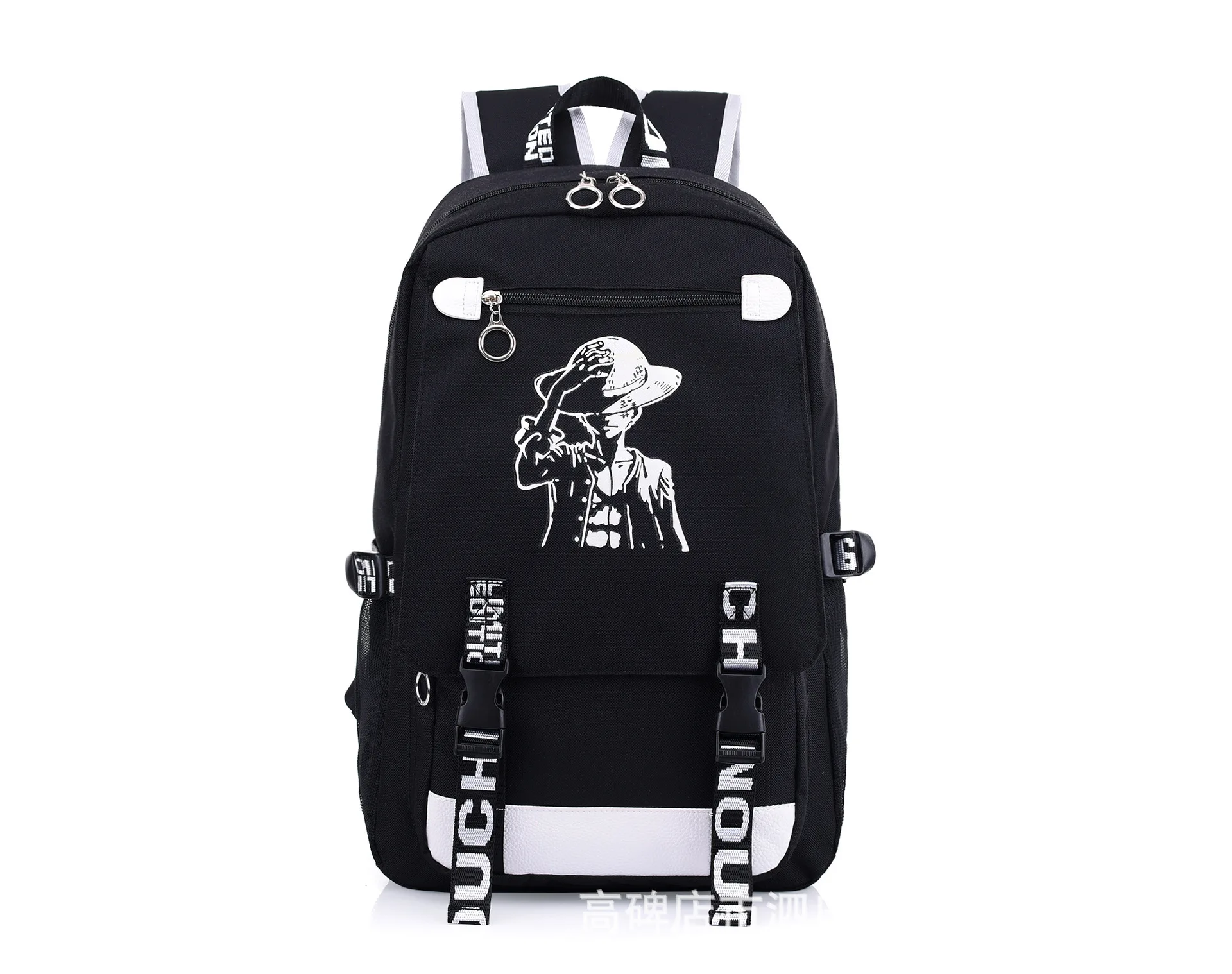 

Oxford Bulk Korean Edition Shoulder Bag Nightlight Pirate King Student Bag Fashion Backpack