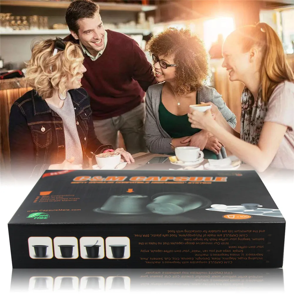 Nespresso совместимые кофемашины безопасные одноразовые капсулы для кофе в капсулах