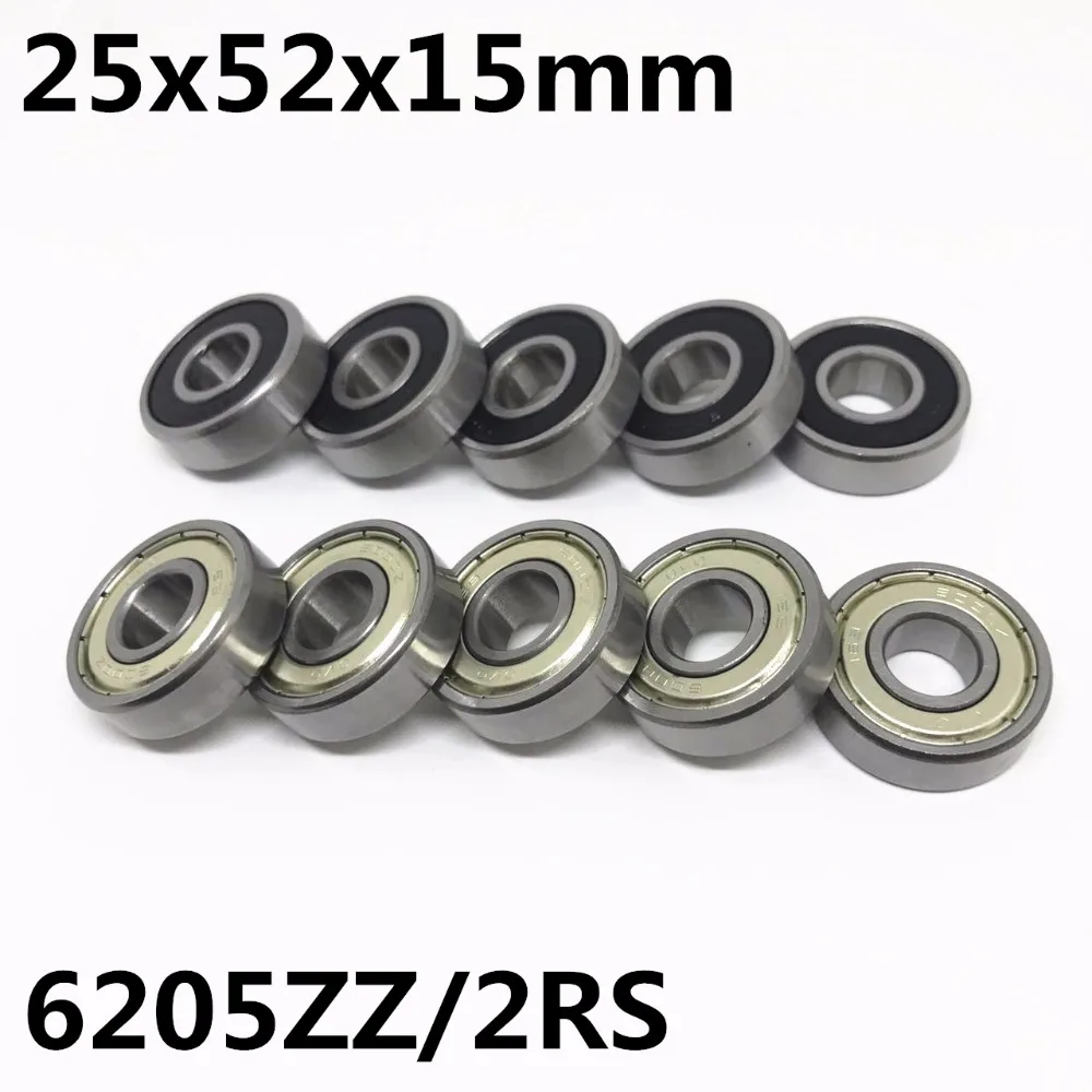 2 шт. радиальный шарикоподшипник 6205ZZ 6205-2RS 25x52x15 мм 6205Z 6205RS | Обустройство дома