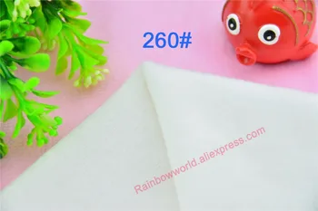 

260# white microfiber minky soft velboa tricot fabric for sewing bedsheet sofa toy cat dog pet bed house(10 pieces)