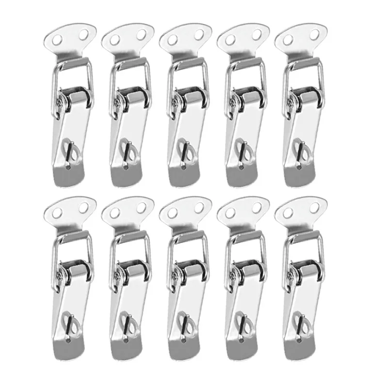 

Toggle Latch Hardware Toolbox Drawer Stainless Steel Spring Loaded Chest Latch - Pack of 10