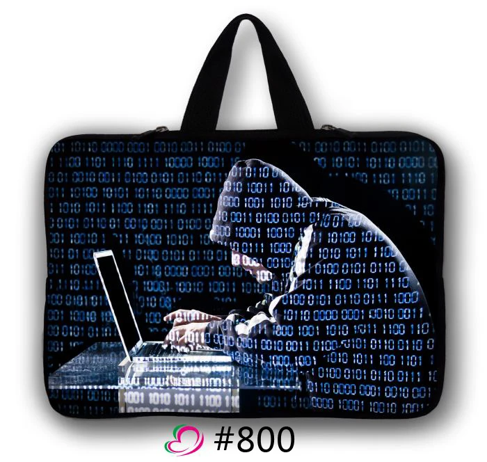 

Hacker Neoprene 10 10.1 12 11.6" 13 13.3 15 15.4 14.4 17 17.3 Notebook Laptop Computer Sleeve Carry Handle Cases Cover Bag