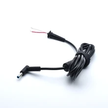 4,5x3,0 зарядное устройство постоянного тока штепсельный кабель синий разъем с контактом для ноутбука hp адаптер DC разъем 4,5*3,0 мм кабель, 1 шт