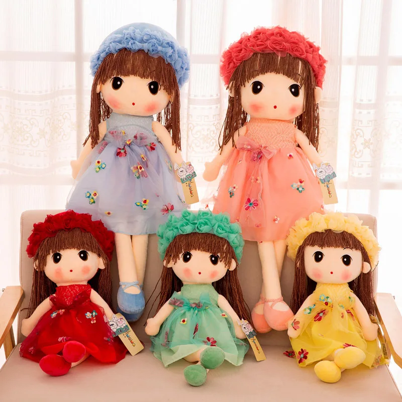 

INS Girl Phyl Flower Fairy Baby kids comforting Soft Xams Gift Toys Plush Bunny Sleeping Mate Stuffed & Plush toy doll Cushion