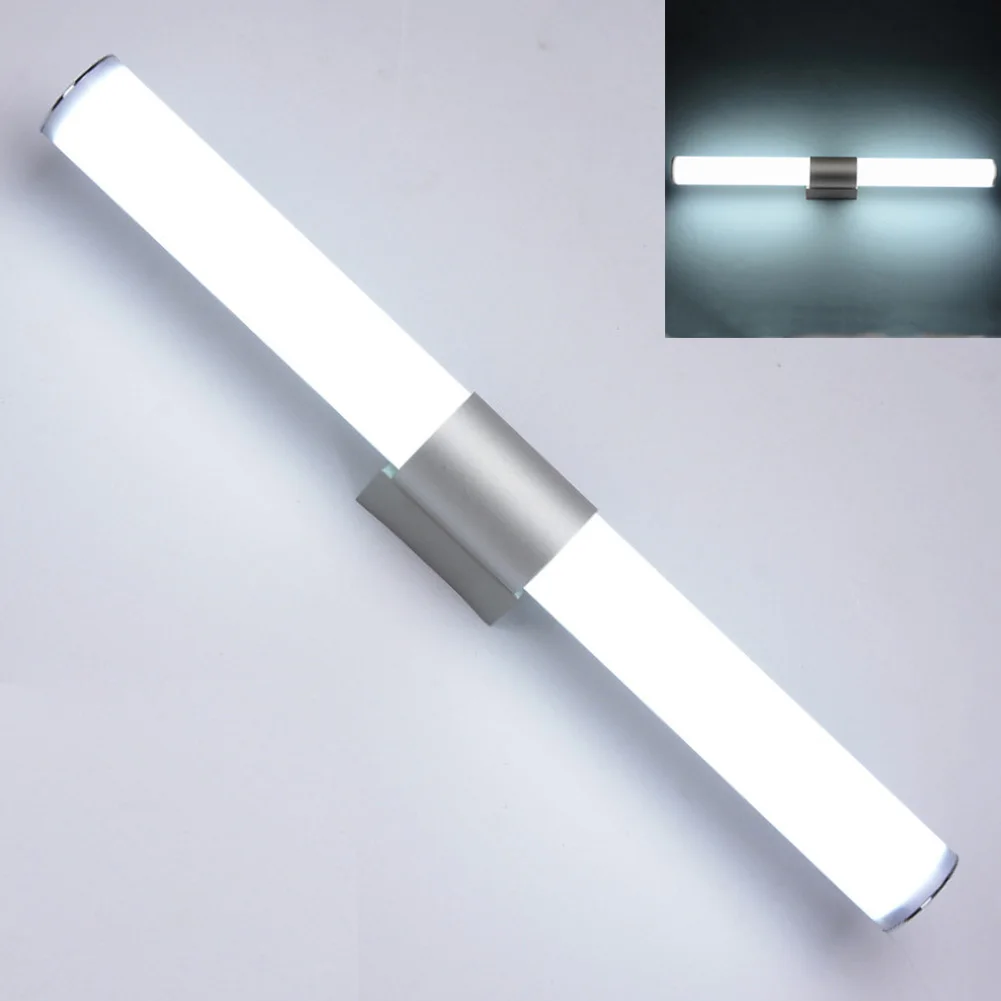 

12/16/22 W Acrylic Cabinet Toilet Led Light Bathroom Soft LED Light Fixture Metal Base Modern Wall Warm White