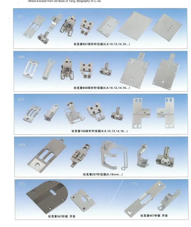 768 Gauge Set6.0MM 8.0MM 10MM 12MM 14MM 16MM FOR DURKOPP ADLER 768