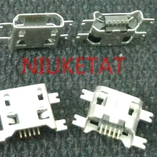 100 шт. разъем Micro USB 5pin 0,7 мм тяжелая пластина B Тип без стороны гнездо для мобильного мини USB ремонт телефона планшета хвост разъем
