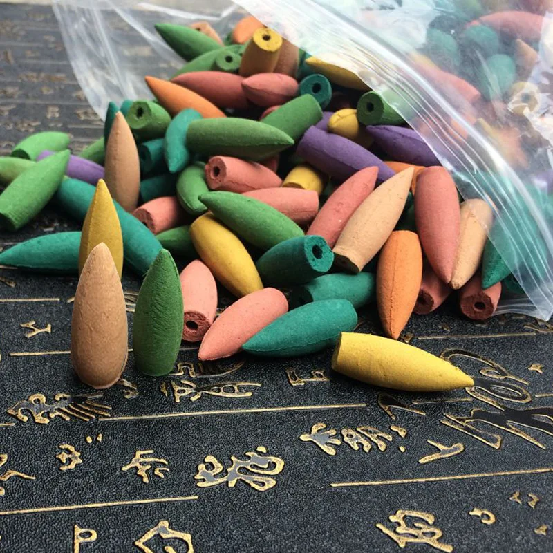 

Mixed 20Pcs Big 3.5cm Natural Reflux Tower Incense Incense Cone