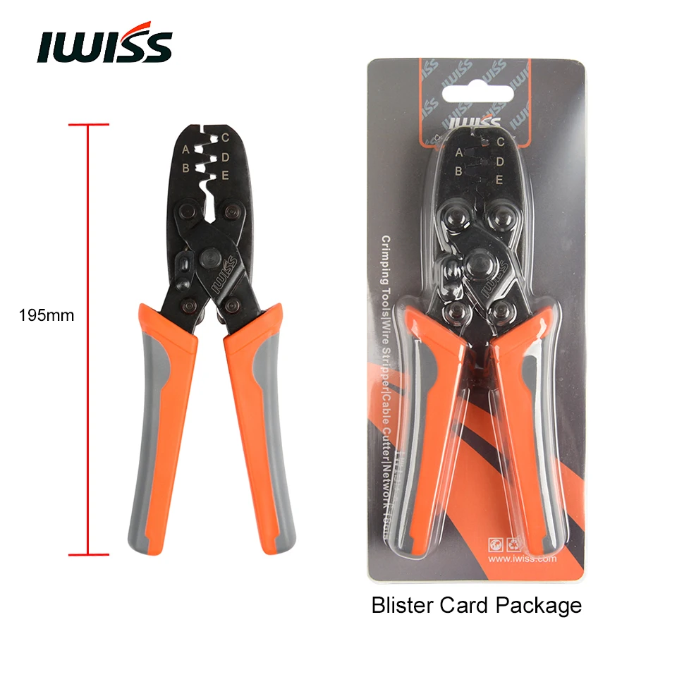 IWISS-Crimping-Tools-IWS-1424A-For-24-14AWG-Open-Barrel-Terminals-with-Package