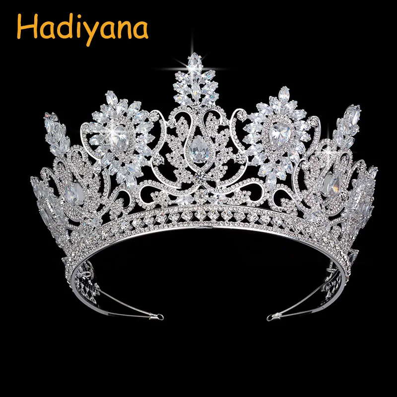 Диадемы и короны, свадебные, винтажные, стильные, с узором, высокое качество, с кубическим цирконием, диадема для женщин, элегантная, BC4593, корона, принцесса