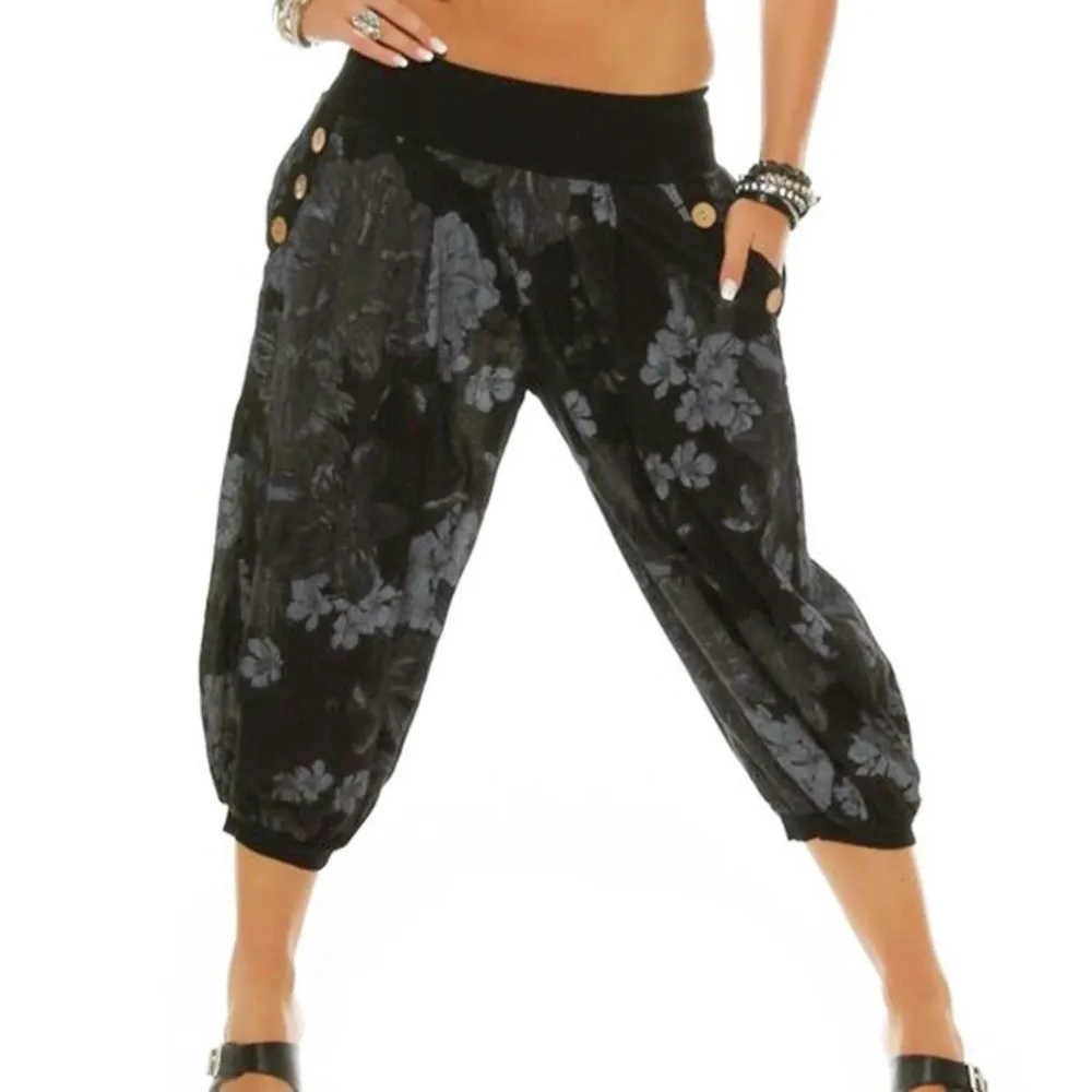 plus size capri trousers