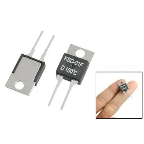 5 шт. 100C NC Температура контроллер термостат KSD 01F 250VAC/24VDC 1.5A|Приборы для измерения