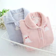 Милый пижамный комплект с рисунком собаки; зимняя фланелевая ночная рубашка; парные пижамы с отложным воротником; одежда для отдыха для мужчин и женщин и взрослых