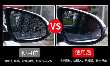 

Newest 2Pieces Rainproof Car Rearview Mirror Film Sticker Anti-fog Protective Film Rain Shield Replacement stickers on all car