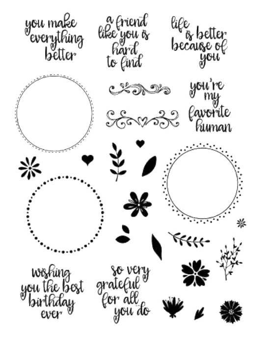 

flower Transparent Clear Stamp for DIY scrapbooking/Card Making C88
