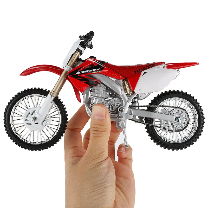 Модель мотоцикла Maisto из 1:12 сплава, игрушка для моделирования CRF 450R внедорожные велосипедные модели, коллекция креативных игрушек для детей