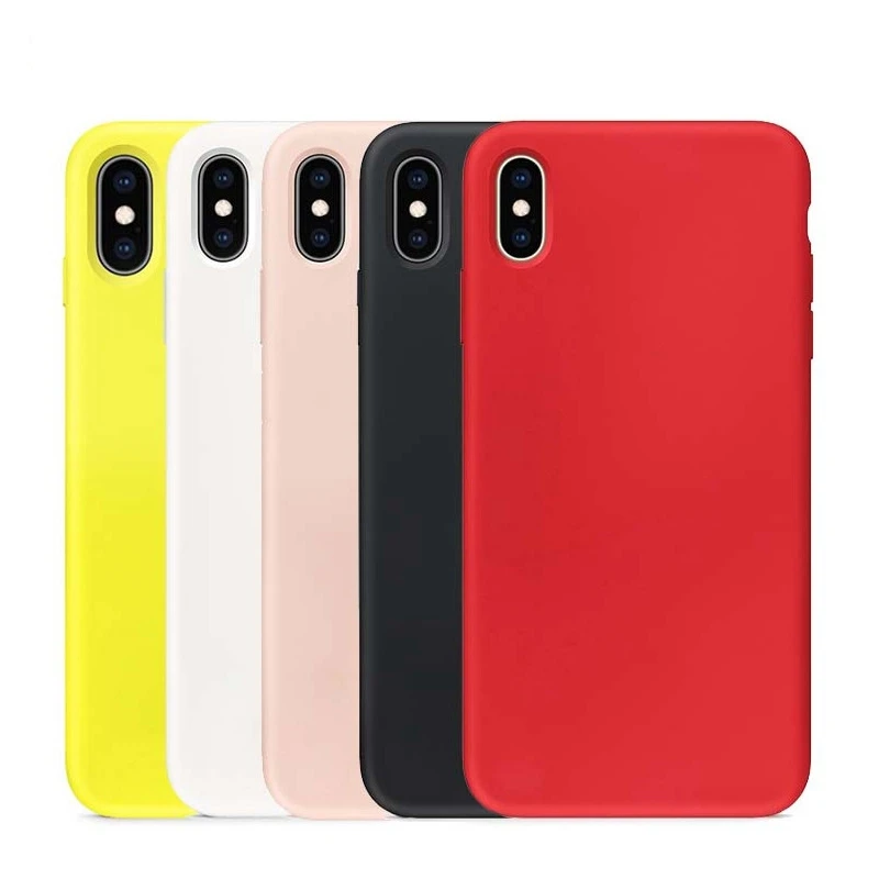 Роскошный мягкий силиконовый Оригинальный чехол для телефона iPhone 7 8 6 6s plus xs max x xr