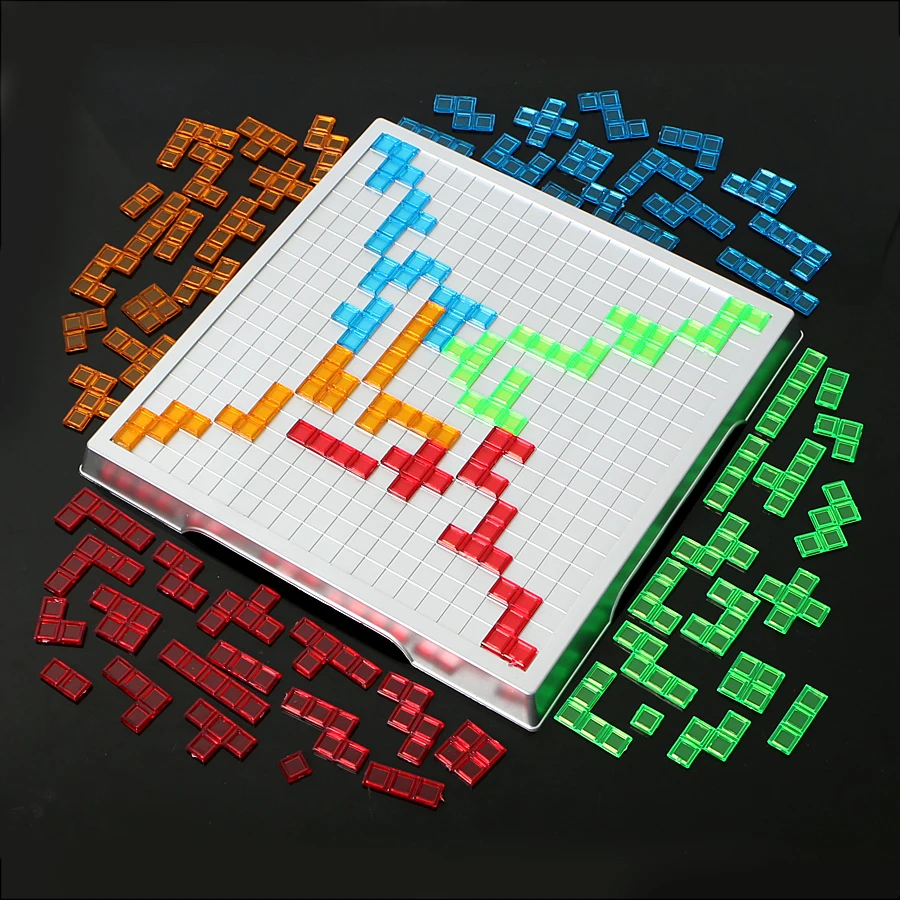 The Blokus strategy game version blokus broad game funny toys for the whole family, 2 Player and 4 Player Version for choose