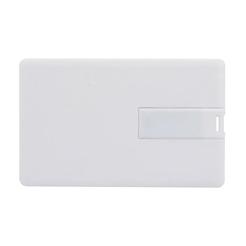 cheap flash drives White/Black Plastic Credit Card / Card Customize Logo Business Usb Flash Drive Stick 4GB 8GB 16GB Creative Name Card Usb Storage thumb drive