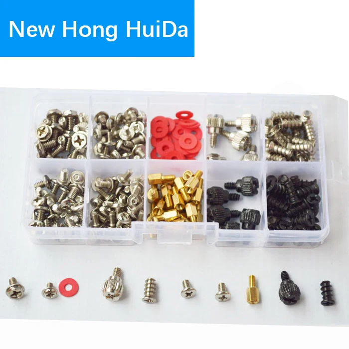 Cena 227 sztuk komputer osobisty śruby PC Standoff M3 M5 M6 Phillips głowy zestaw asortymentowy dysk twardy obudowa komputera płyta główna wentylator moc