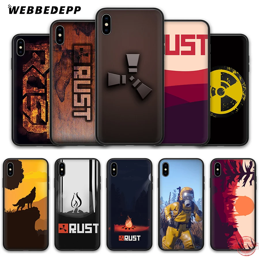 

WEBBEDEPP Rust game Soft Silicone Case for Apple iPhone 11 Pro XS Max XR X 8 7 6S Plus 5S SE 6Plus 7Plus 8Plus 11Pro Max Cases