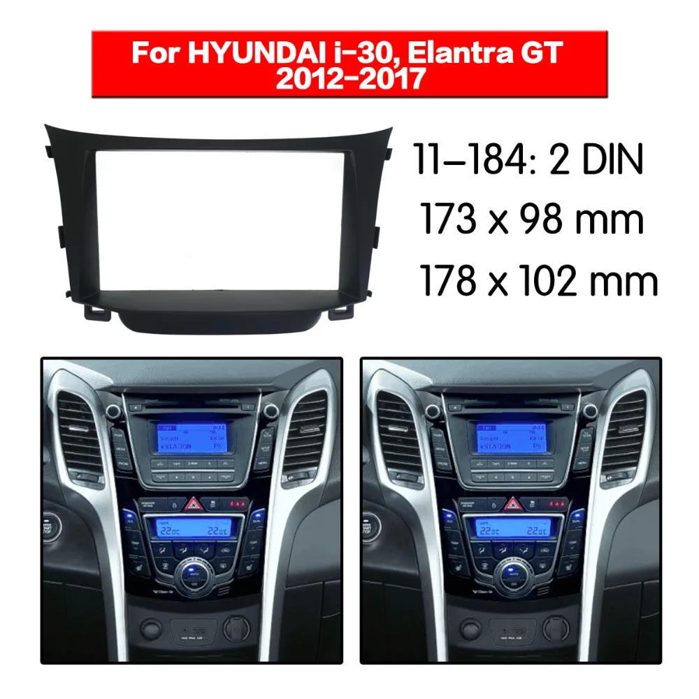 Top Quality Car Auto Radio Frame Fascia Installation Facia Trim 2din