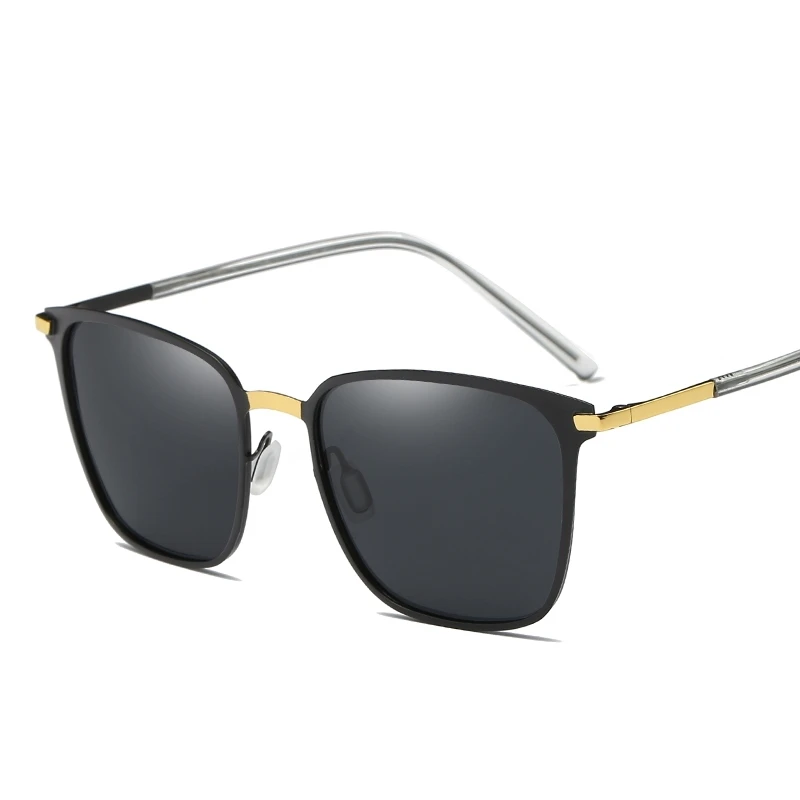 ZXTREE Мода поляризованные солнцезащитные очки человек UV400 ретро-рамки сплав силикагель солнечные очки для вождения объектив HD Мужской очки
