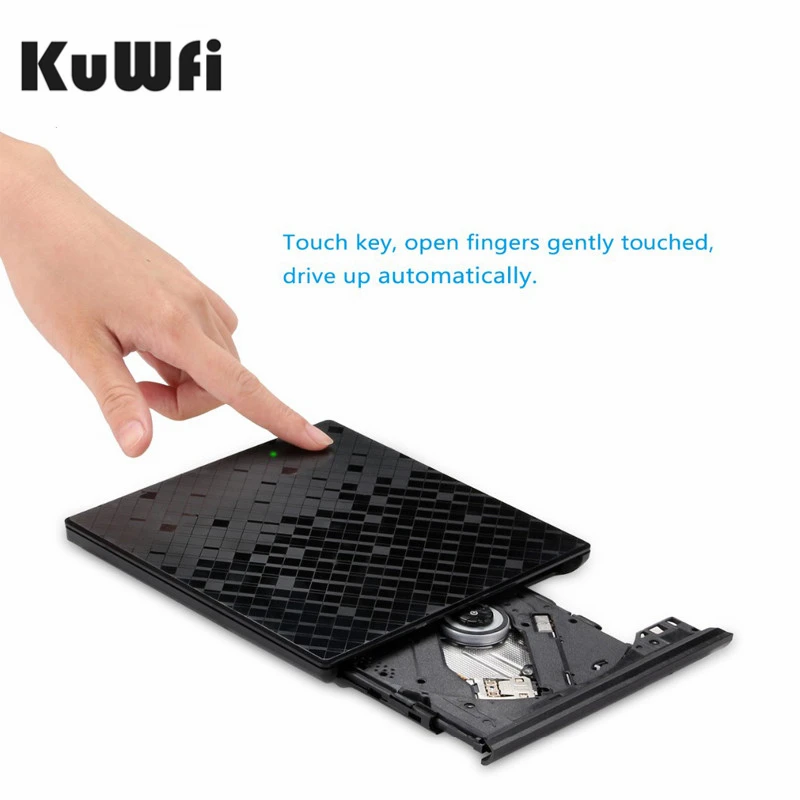 USB 3 0 ультратонкий портативный сенсорный контроллер внешний CD/DVD проигрыватель